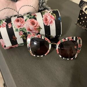 Dolce and Gabbana Flora Sunglasses